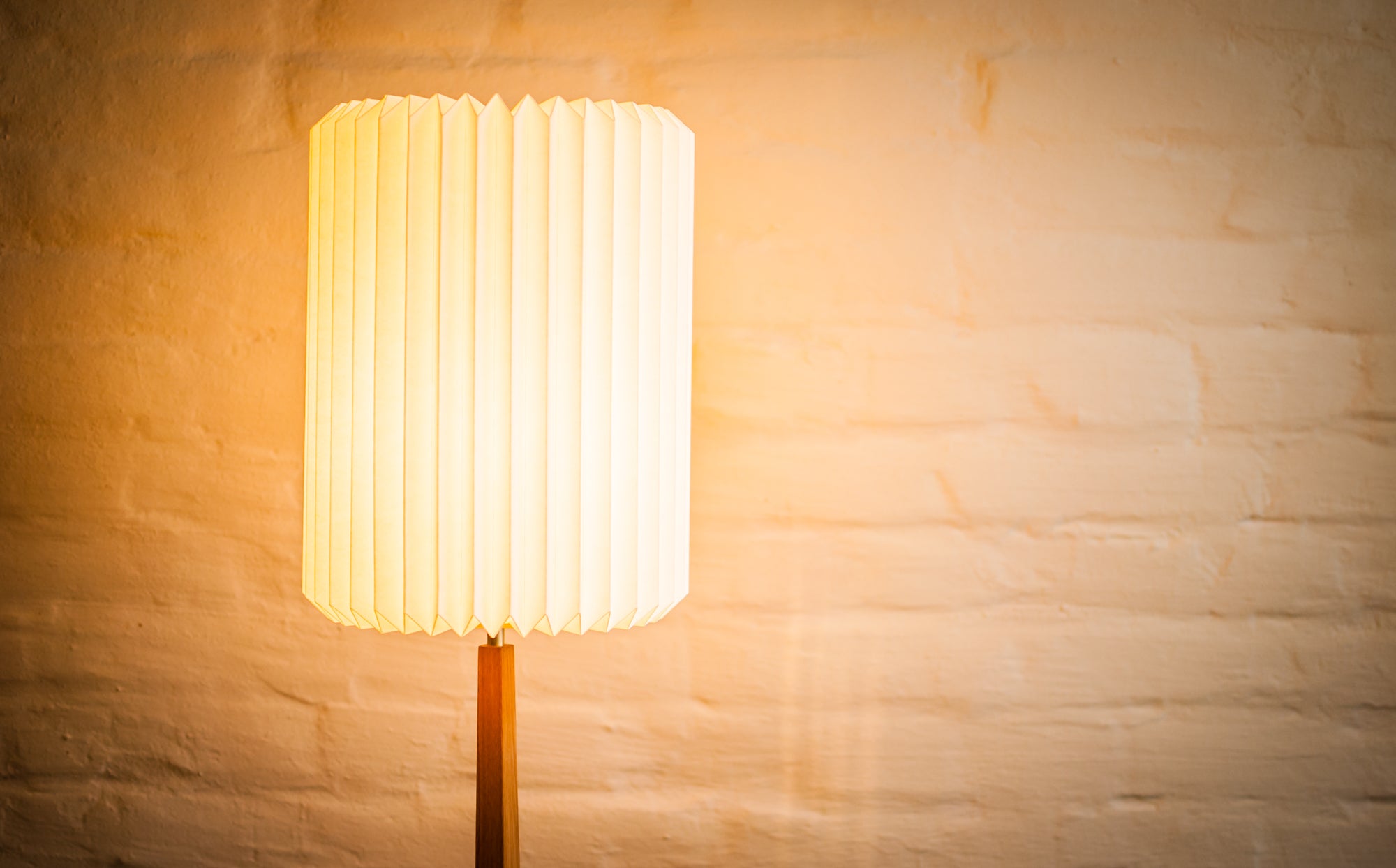 Stehlampe Eiche/Buche Origami – japandi style lampe